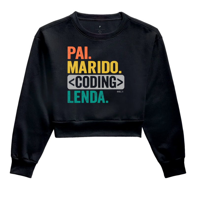 "Pai. Marido. Coding. Lenda." T.I