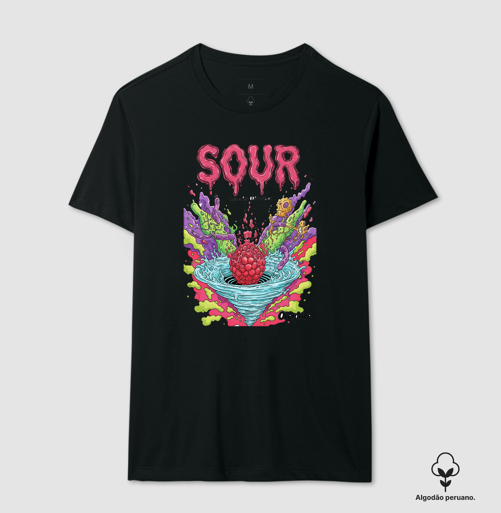 Camiseta Sour Overdrive – Psicodélica e Cerveja Artesanal com Frutas