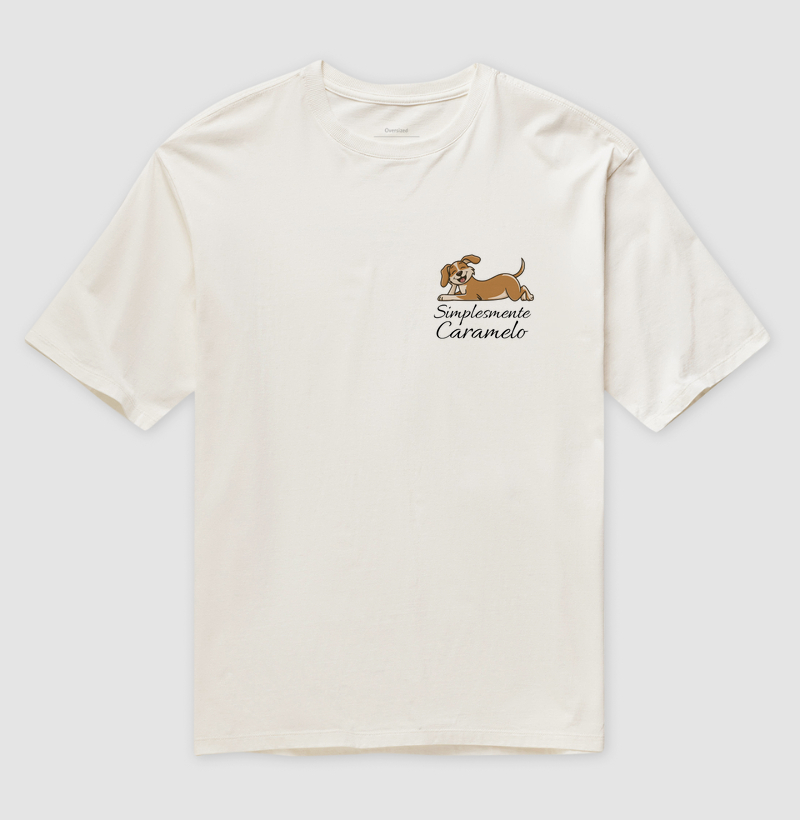 Camiseta Oversized Vira-lata Caramelo Simplesmente