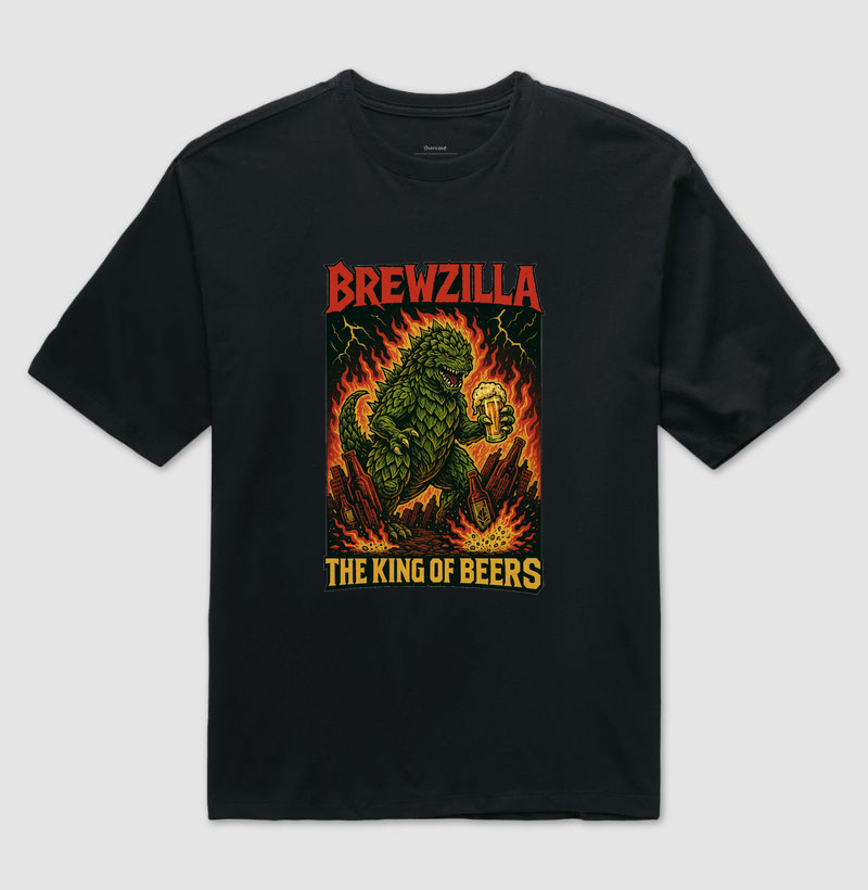 Camiseta Brewzilla – The King of Beers | Cultura Pop e Cerveja Artesanal