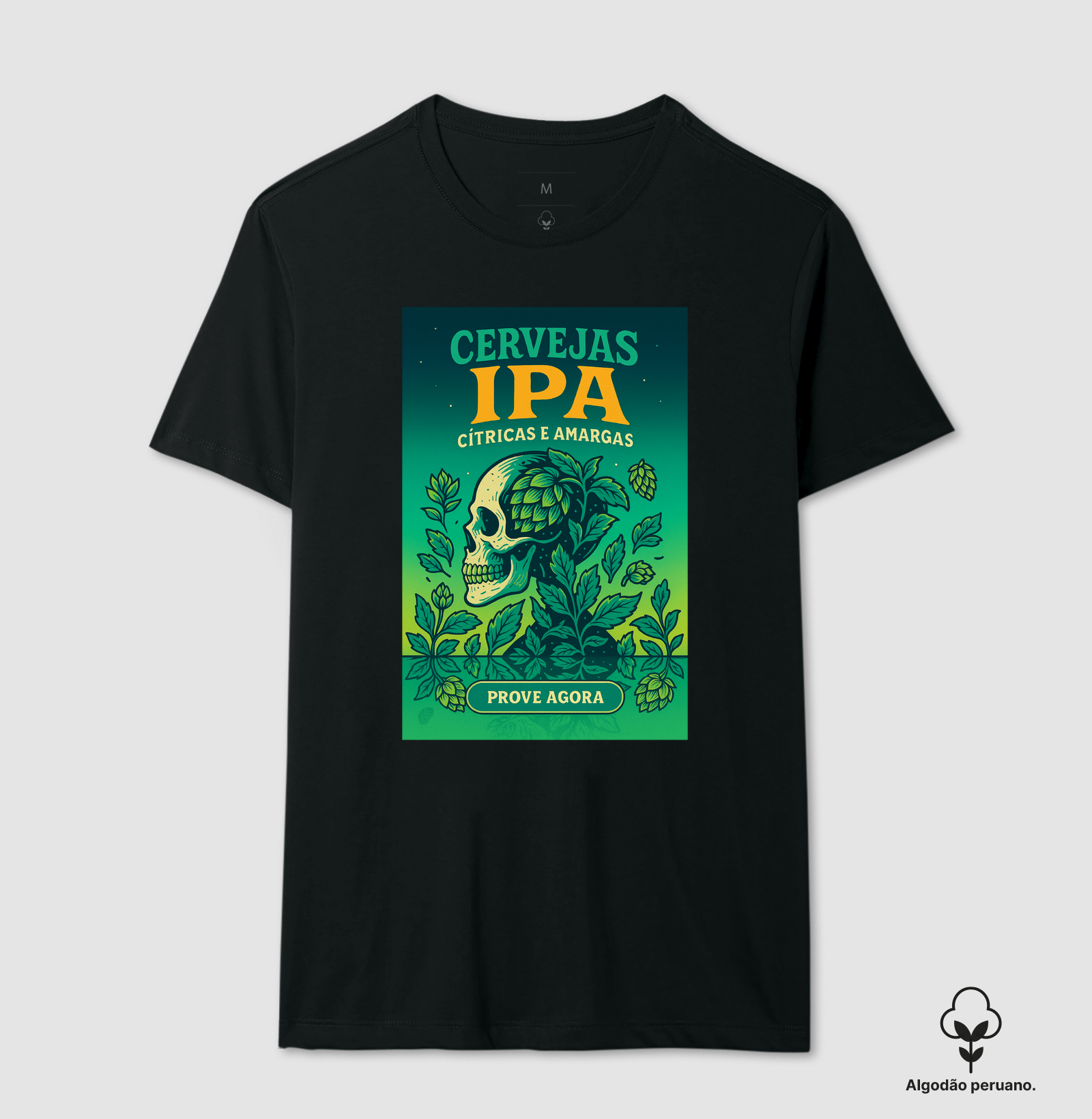Camiseta IPA Cítricas e Amargas – Estilo Cerveja Artesanal e Lúpulo