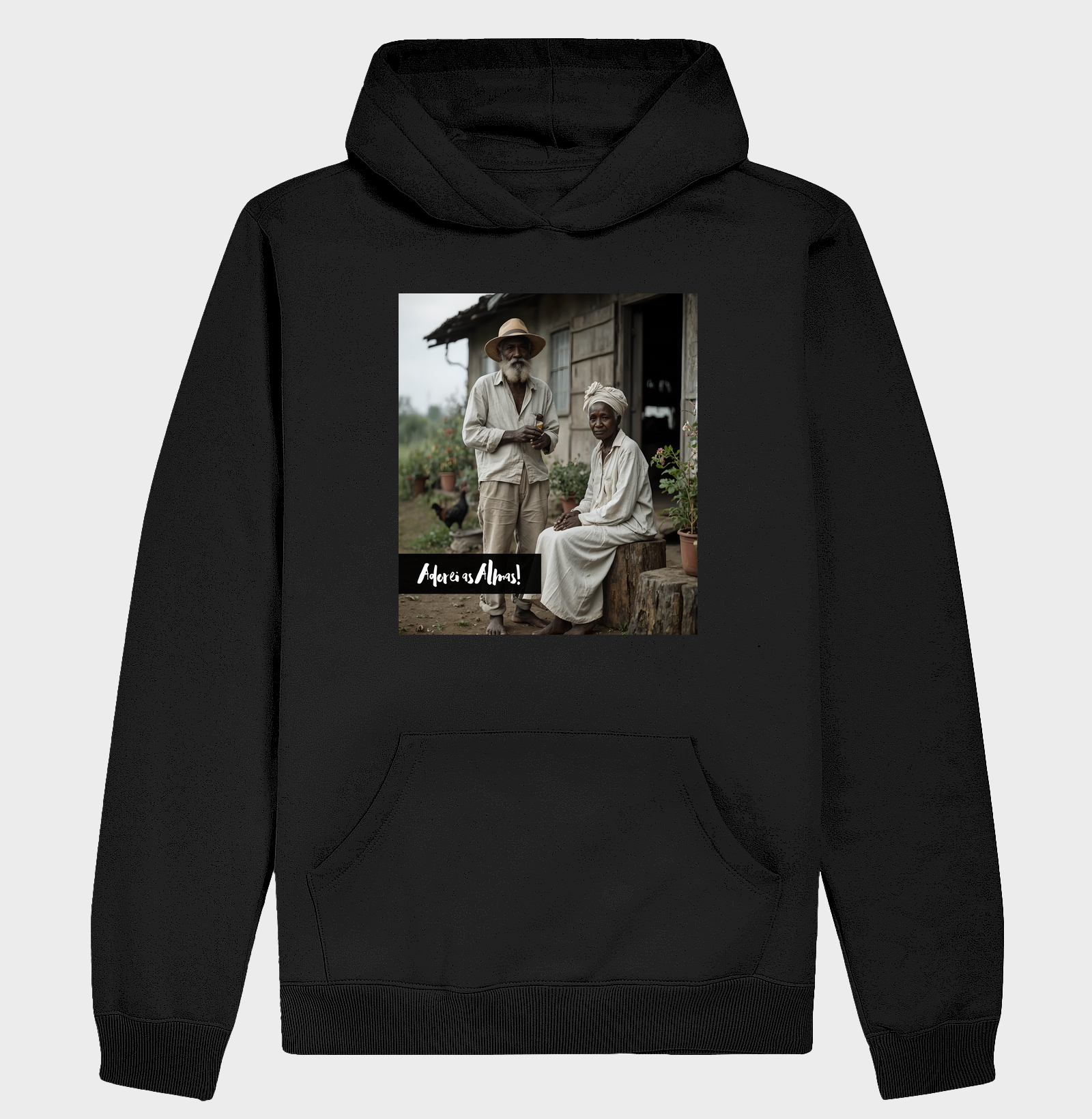 Moletom Hoodie - Casal de Pretos-Velhos - Imagem 2