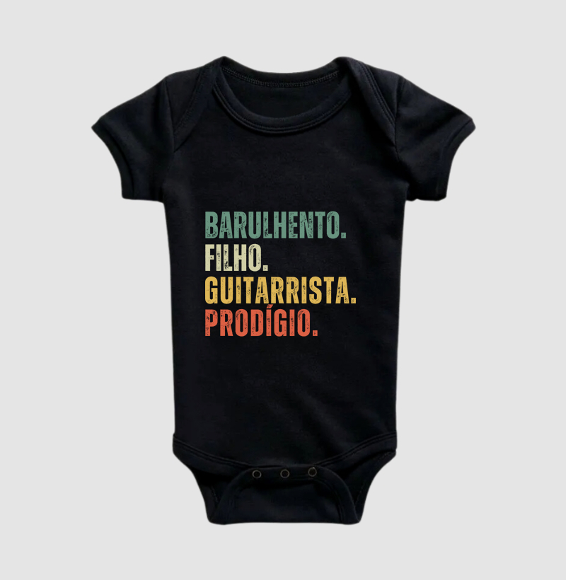 Barulhento. Filho. Guitarrista. Prodígio.