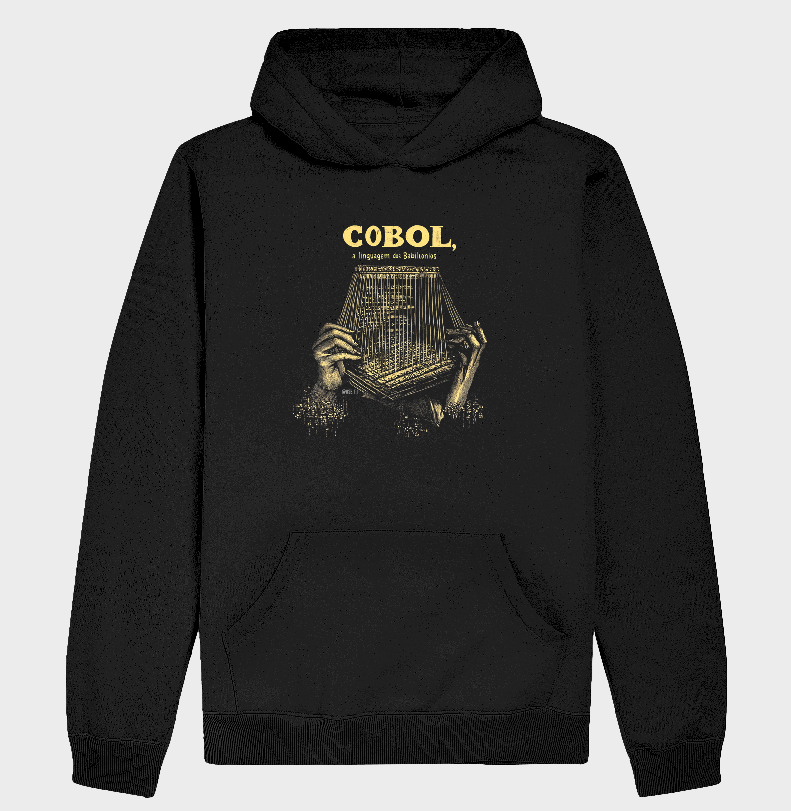 Moletom Hoodie "Cobol: A Linguagem dos Babilônios" T.I