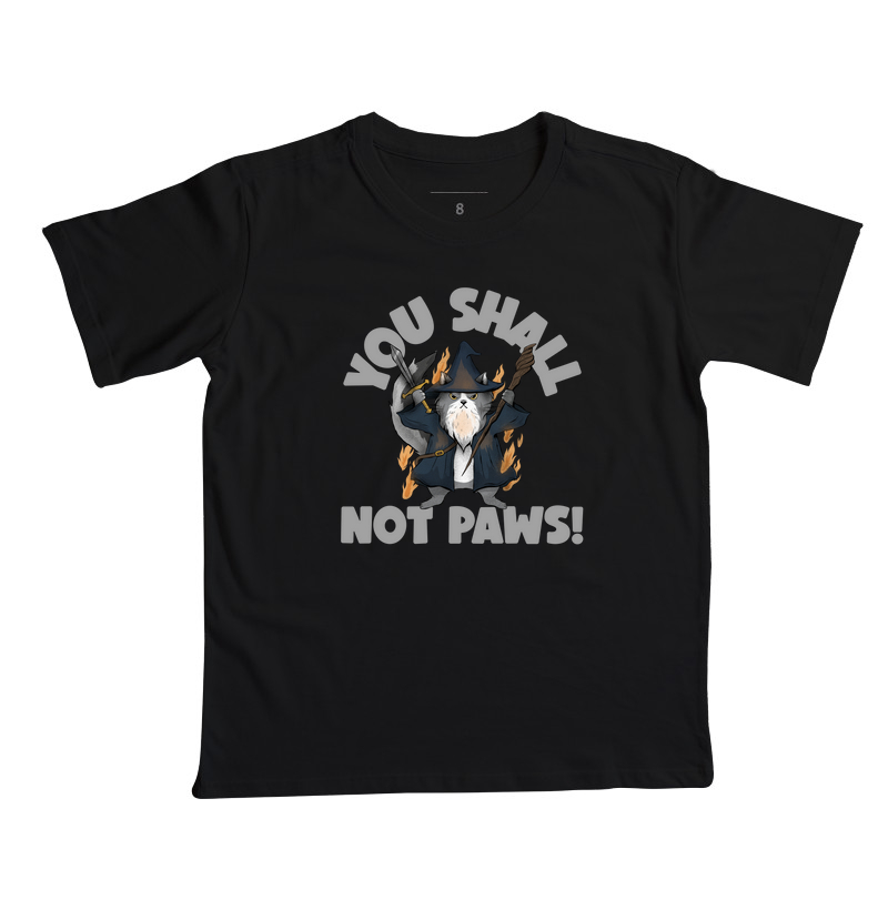 Camiseta Infantil Gato Engraçada Filme