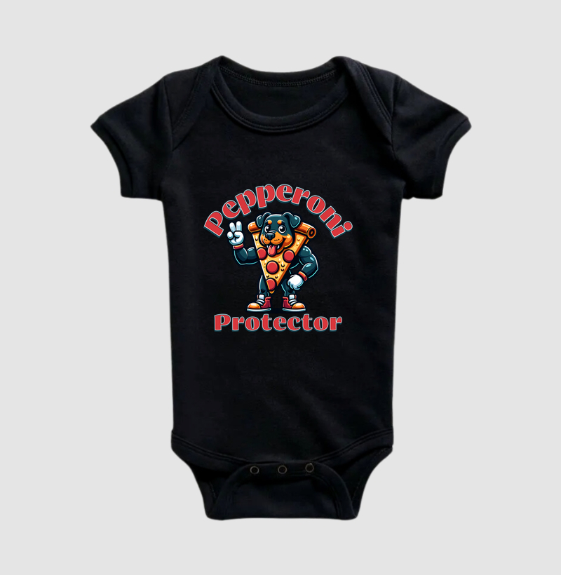 Body Infantil Rottweiler Pizza