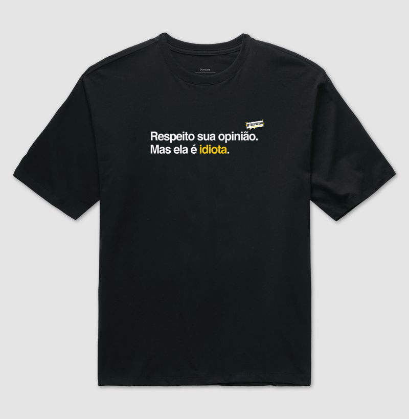 Respeito sua opinião