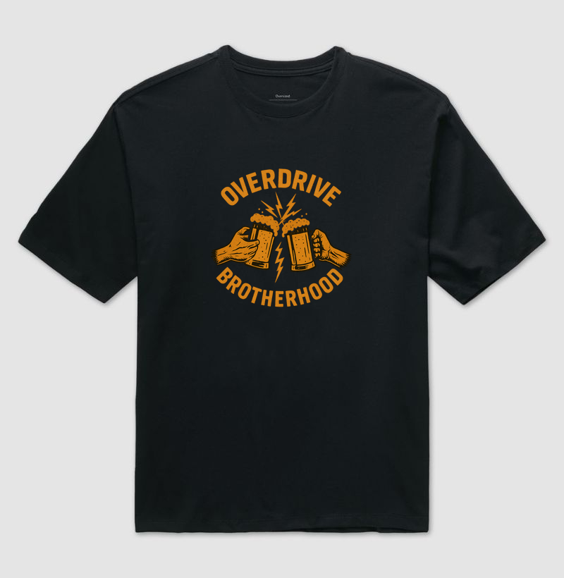 Camiseta Overdrive Brotherhood – Irmandade Cervejeira e Cultura Homebrew