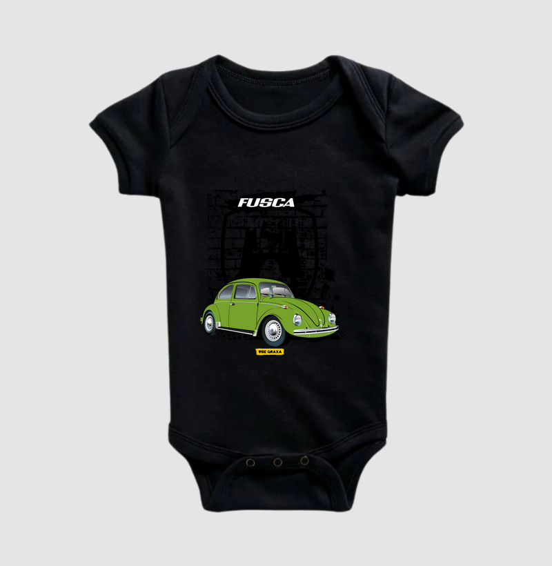 Fusca Verde Hippie VW Wolfsburg