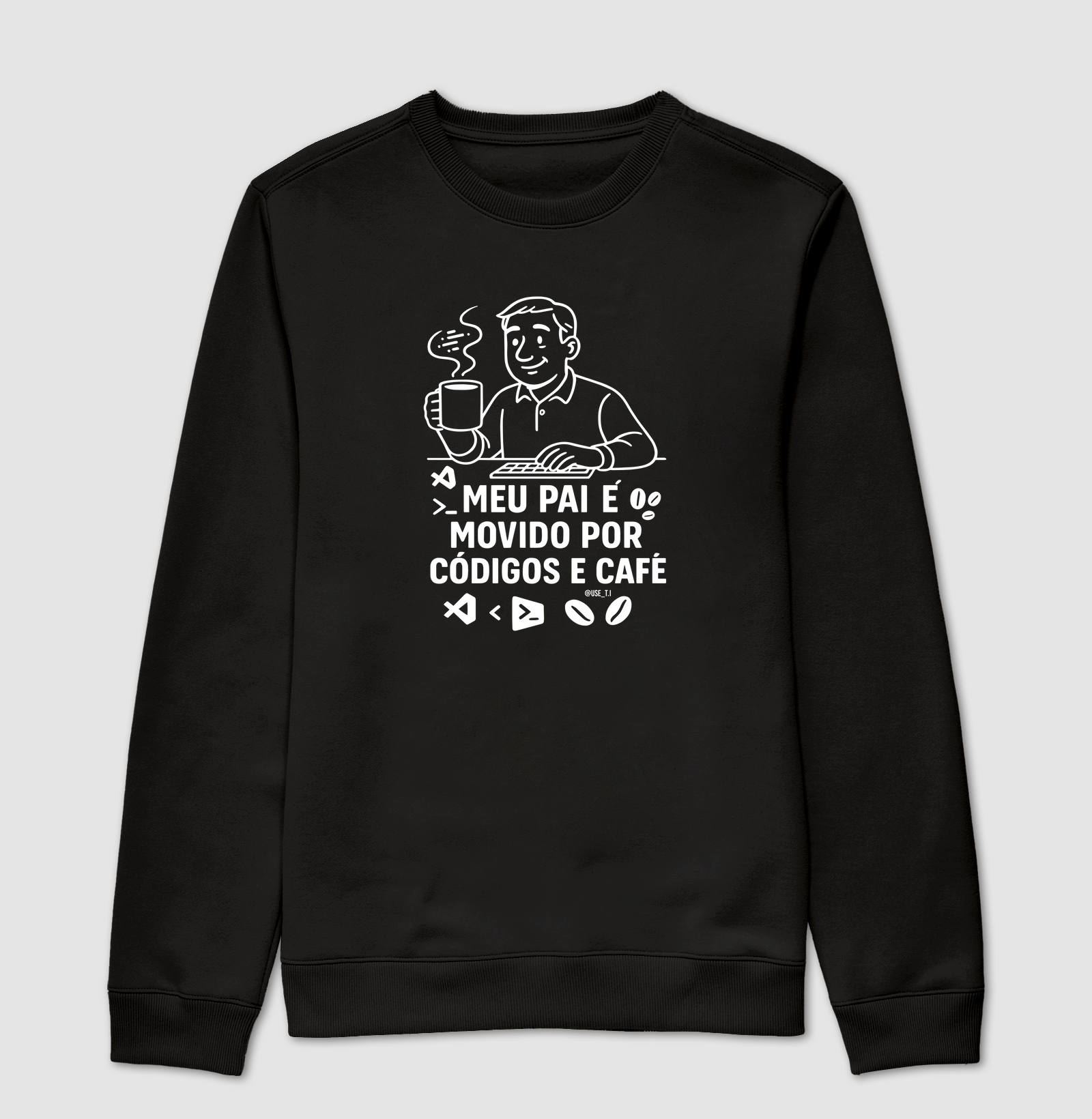 "Meu pai é movido por códigos e café" T.I