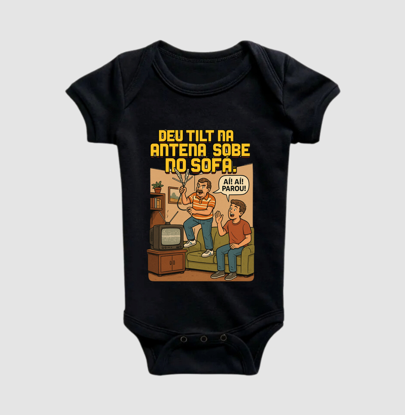 Body Infantil Tilt na antena