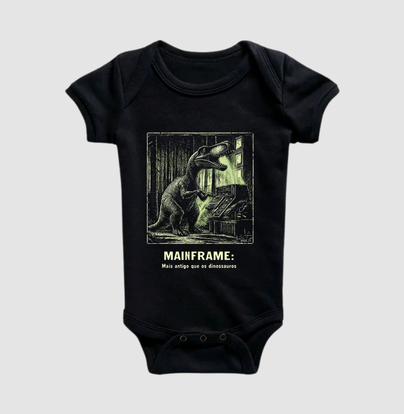 Body Infantil "mainframe: Mais antigo que os dinossauros" T.I