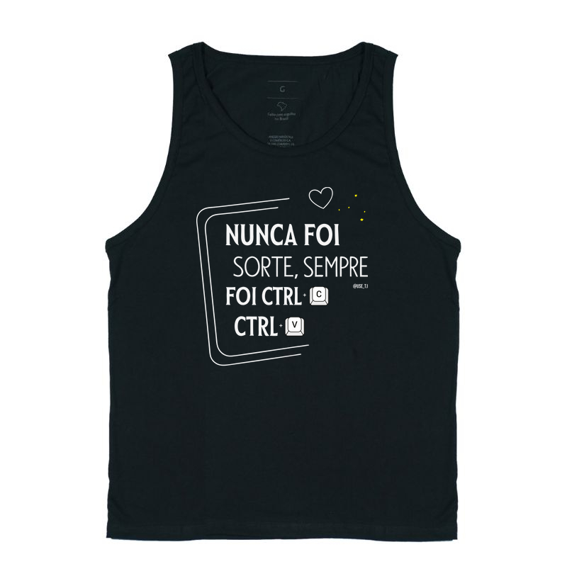 “Nunca foi sorte, sempre foi CTRL+C, CTRL+V III” T.I