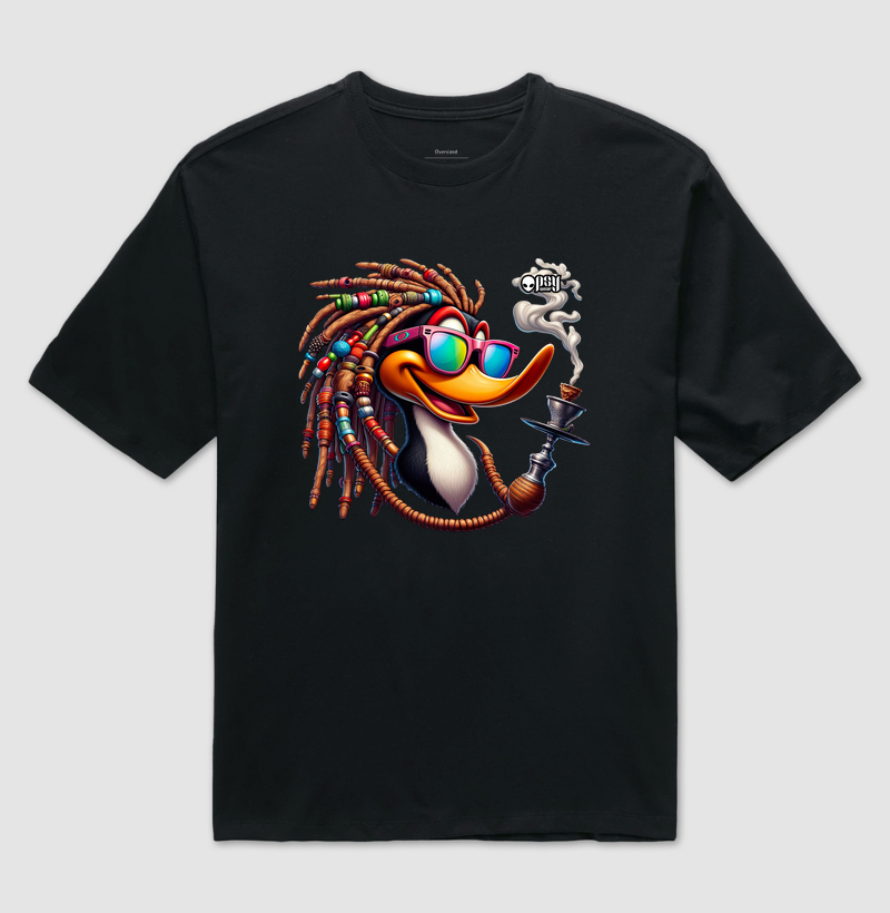 Pato Rastafari e seu Narguilé