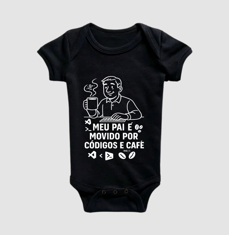 "Meu pai é movido por códigos e café" T.I