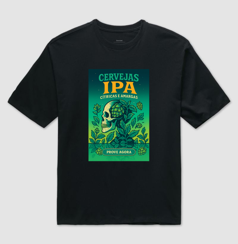 Camiseta IPA Cítricas e Amargas – Estilo Cerveja Artesanal e Lúpulo