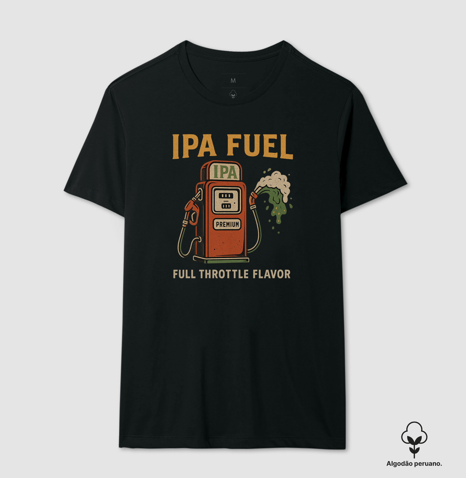 Camiseta IPA Fuel – Cerveja Artesanal Premium Estampa Criativa