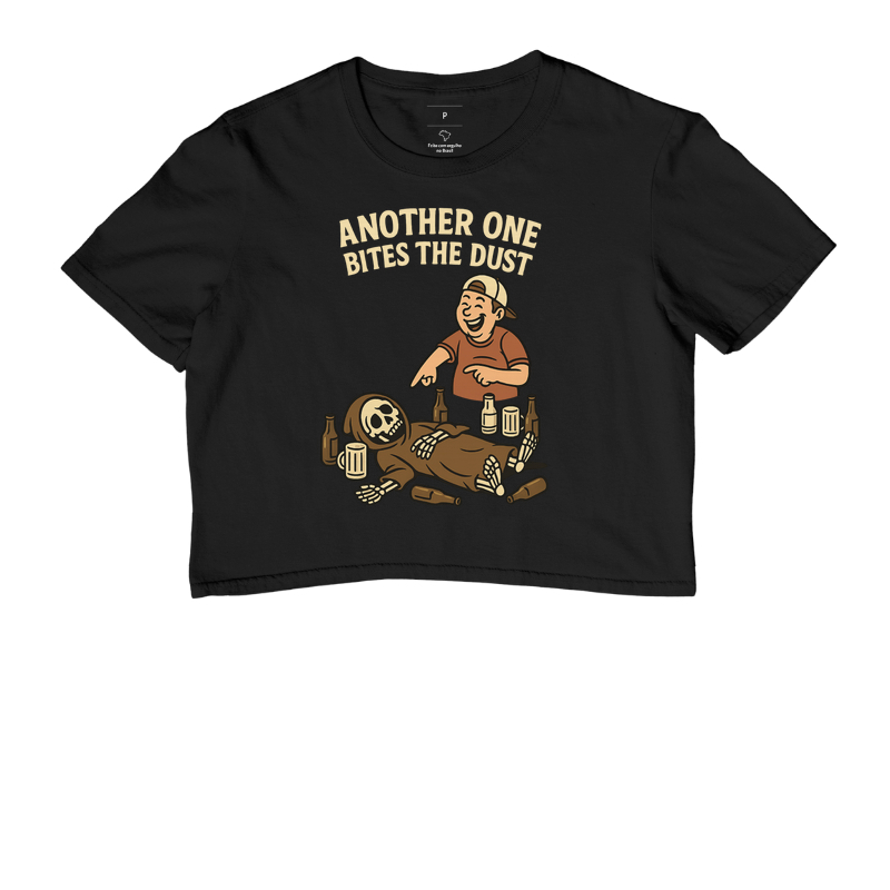 Camiseta Another One Bites The Dust – Monge Esqueleto Bebum