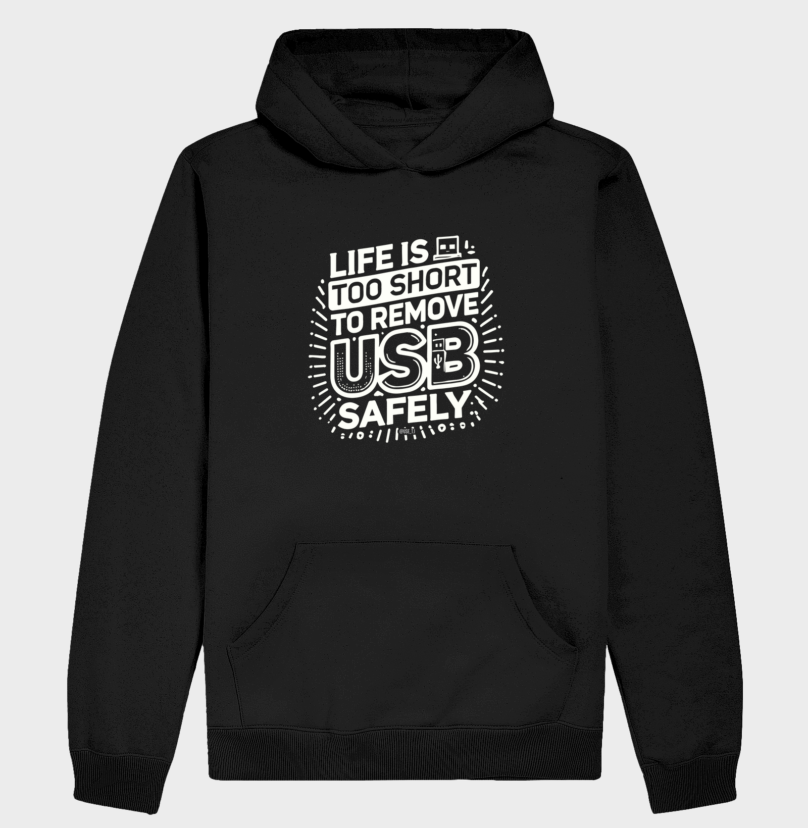 Moletom Hoodie "Remove USB Safely" T.I