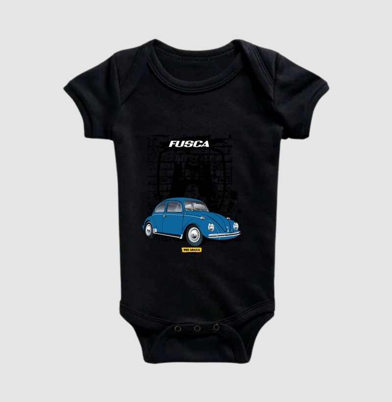 Fusca Azul Escuro VW Wolfsburg