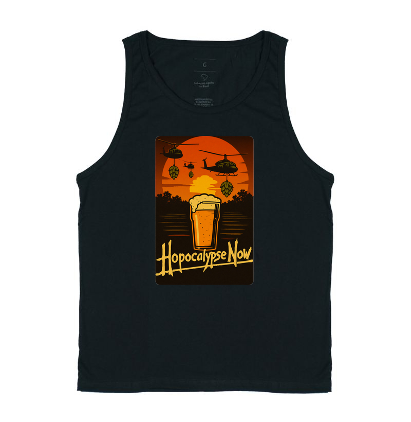 Camiseta Hopocalypse Now – Helicópteros, Lúpulo e Chope