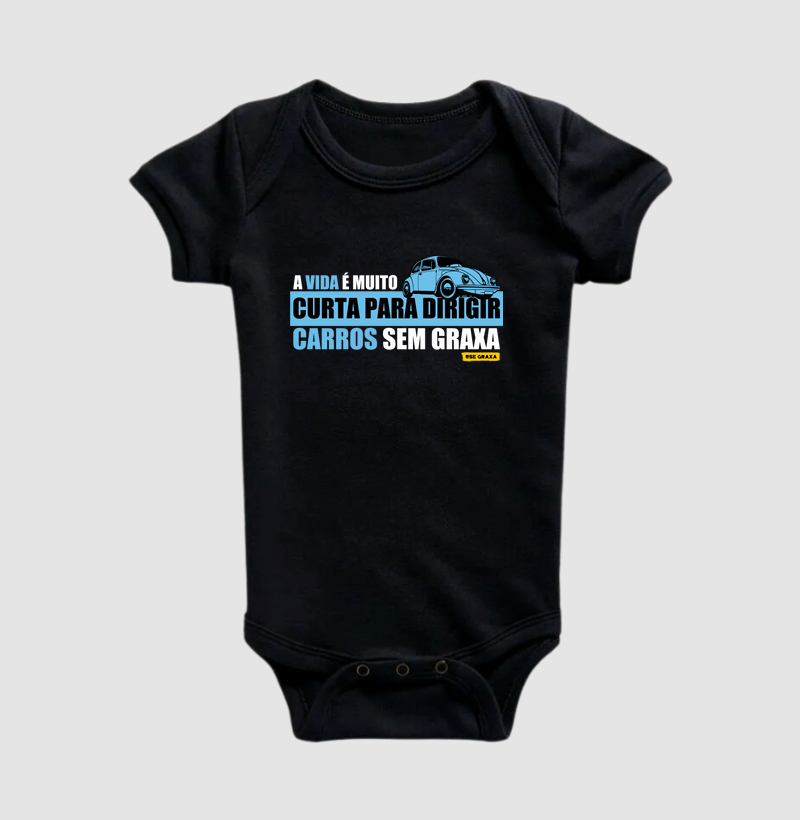 A Vida é Muito Curta Fusca Azul