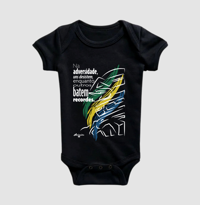 Camiseta Na Adversidade uns desistem enquanto outros batem recordes