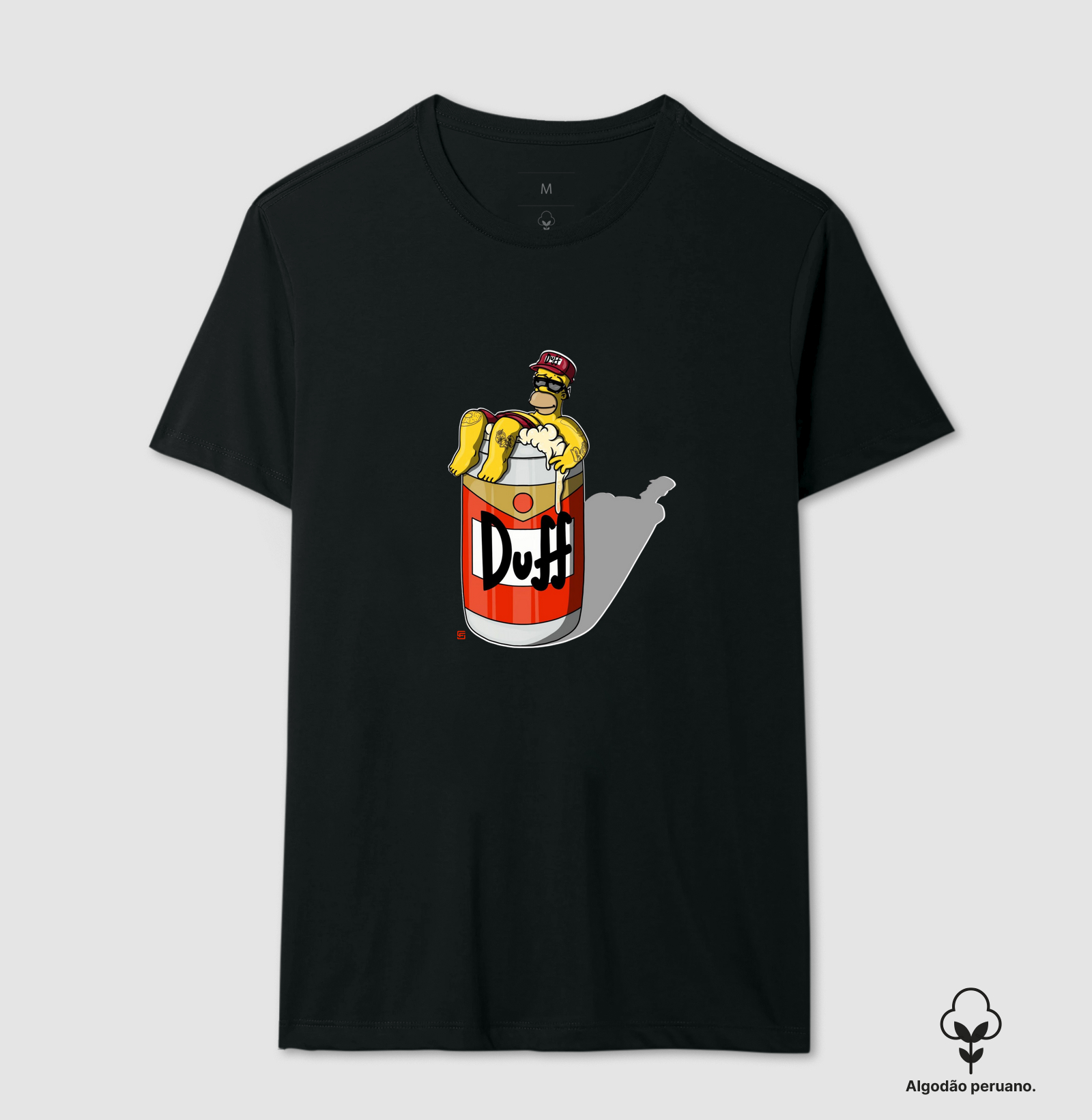 Camiseta Algodão Peruano Duff & Cerveja