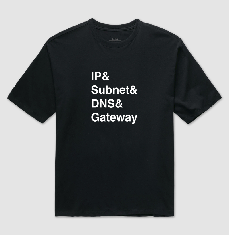 “IP & SUBNET & DNS & GATEWAY”  T.I