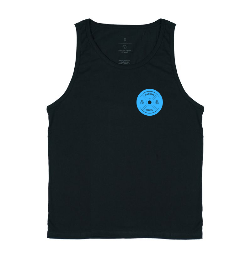 Barbell de bolso azul