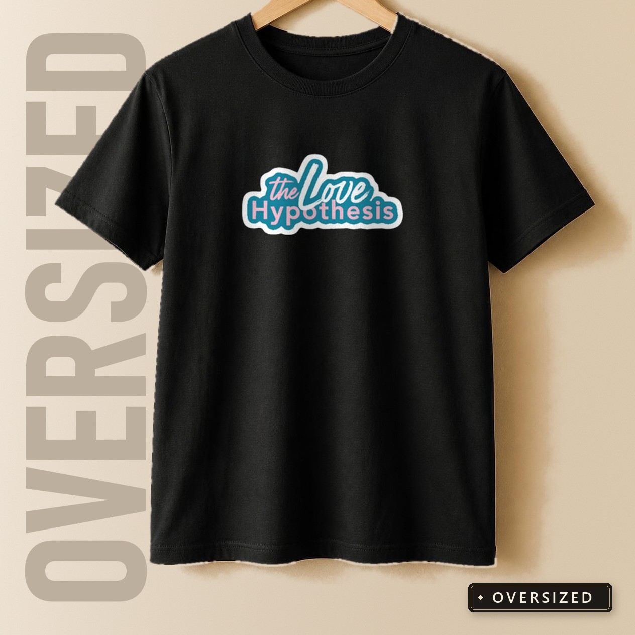 The love hypothesis logo - Camiseta Oversized