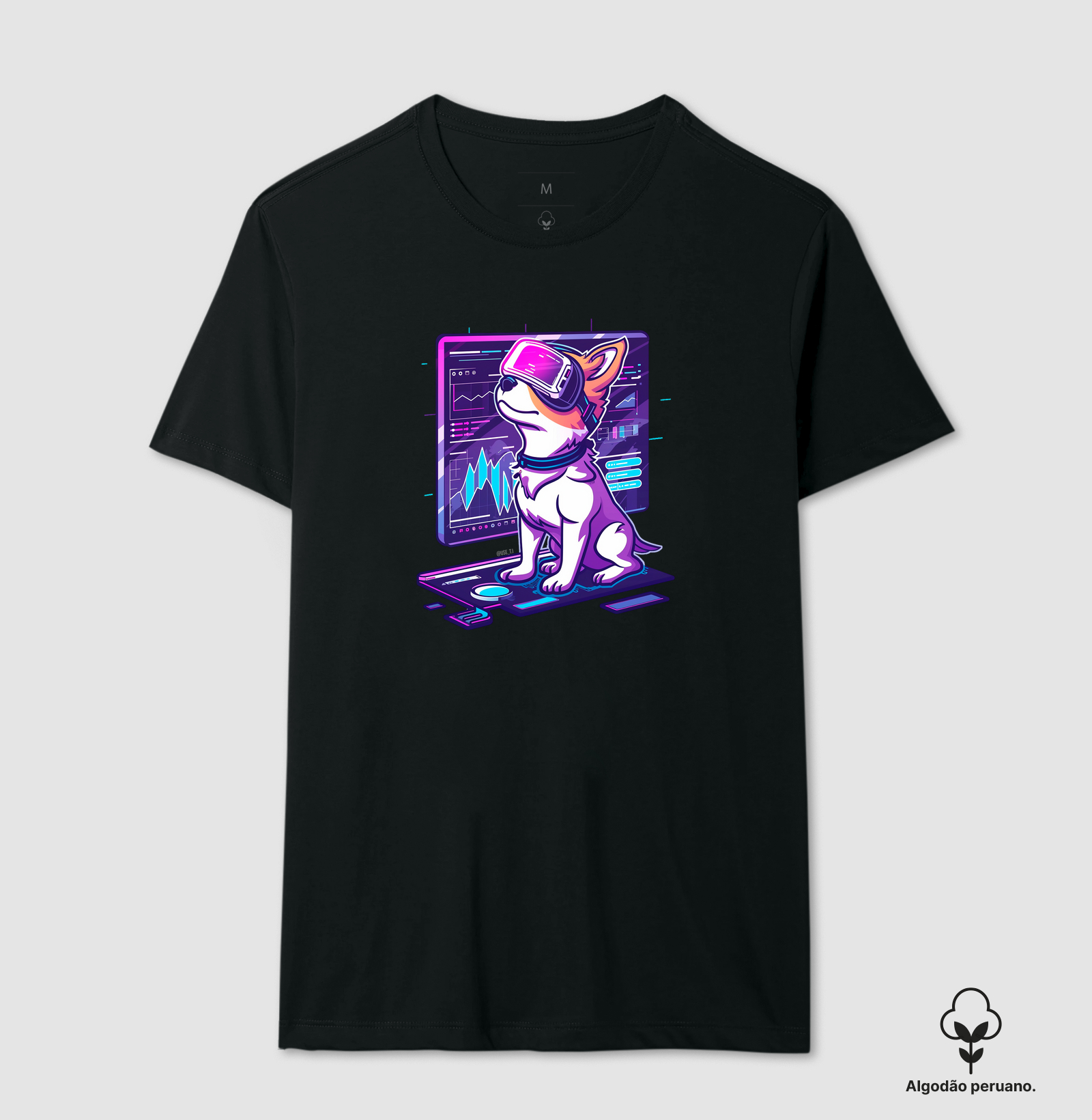 Camiseta Algodão Peruano"DataDog Reimagined" II - Logo T.I