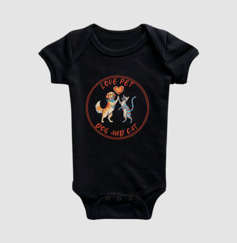 Body Infantil Love Pet