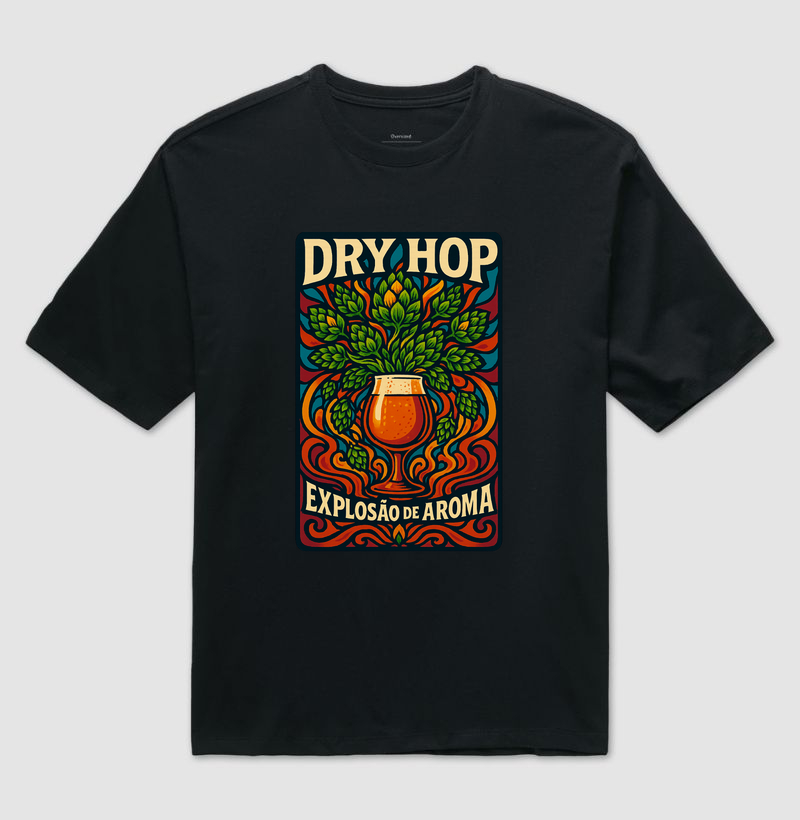 Camiseta Dry Hop – Explosão de Aroma e Lúpulo Vibrante