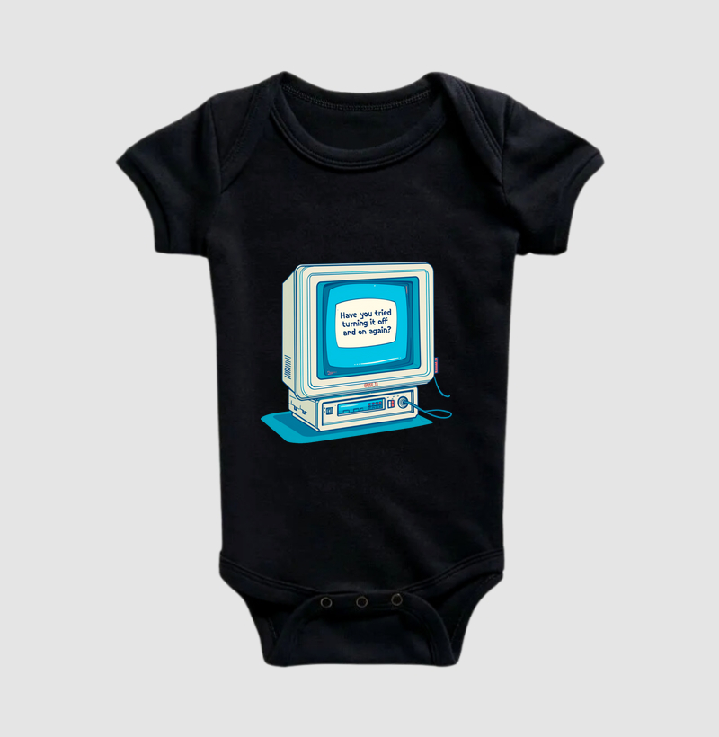 Camiseta Turning in off and turn again T.I - meme