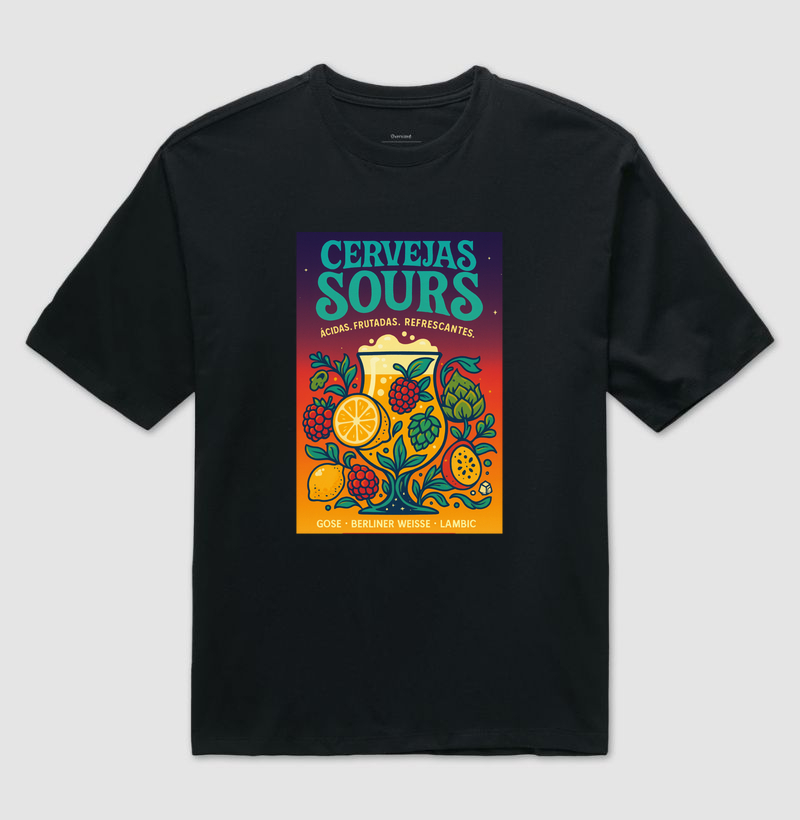Camiseta Cervejas Sours – Ácidas, Frutadas e Refrescantes