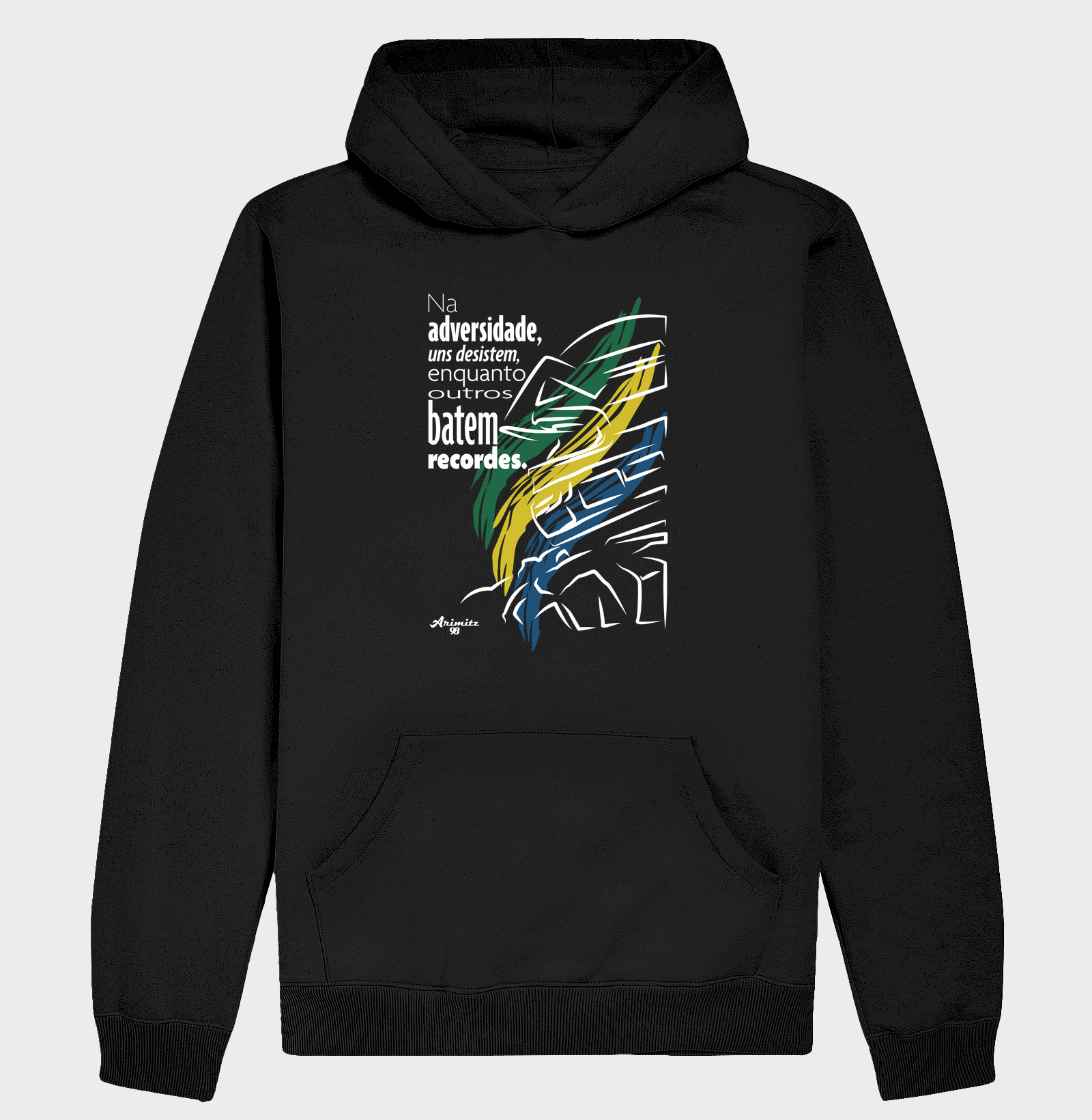 Camiseta Na Adversidade uns desistem enquanto outros batem recordes