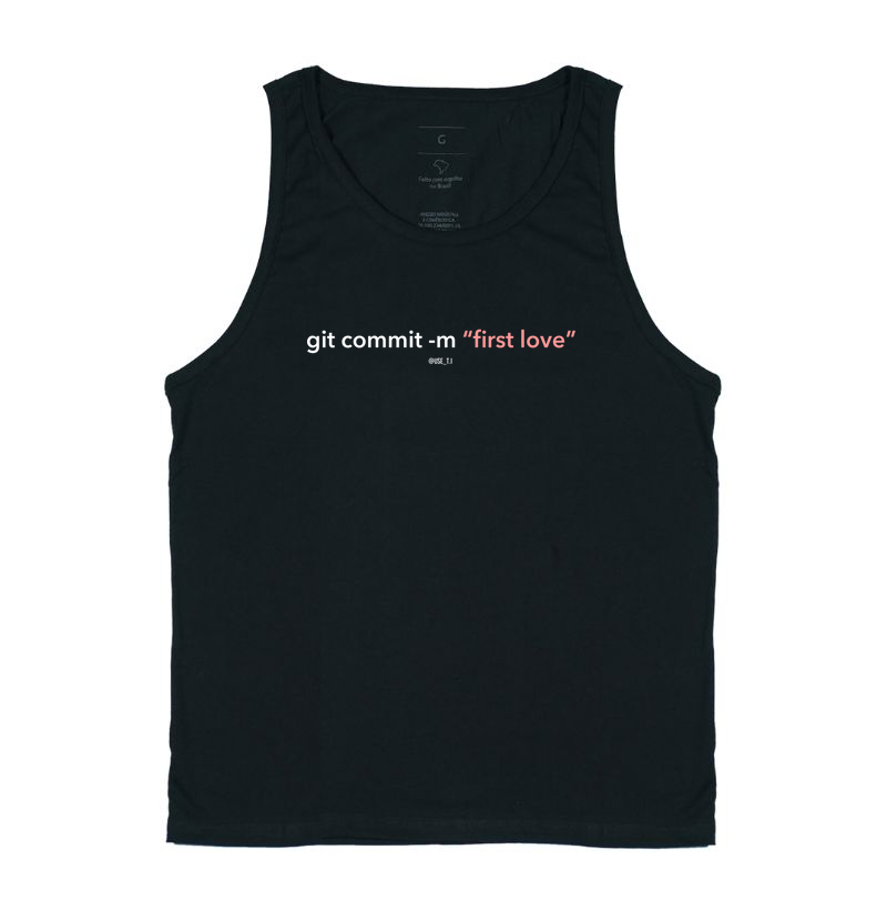 git commit -m "first love" T.I