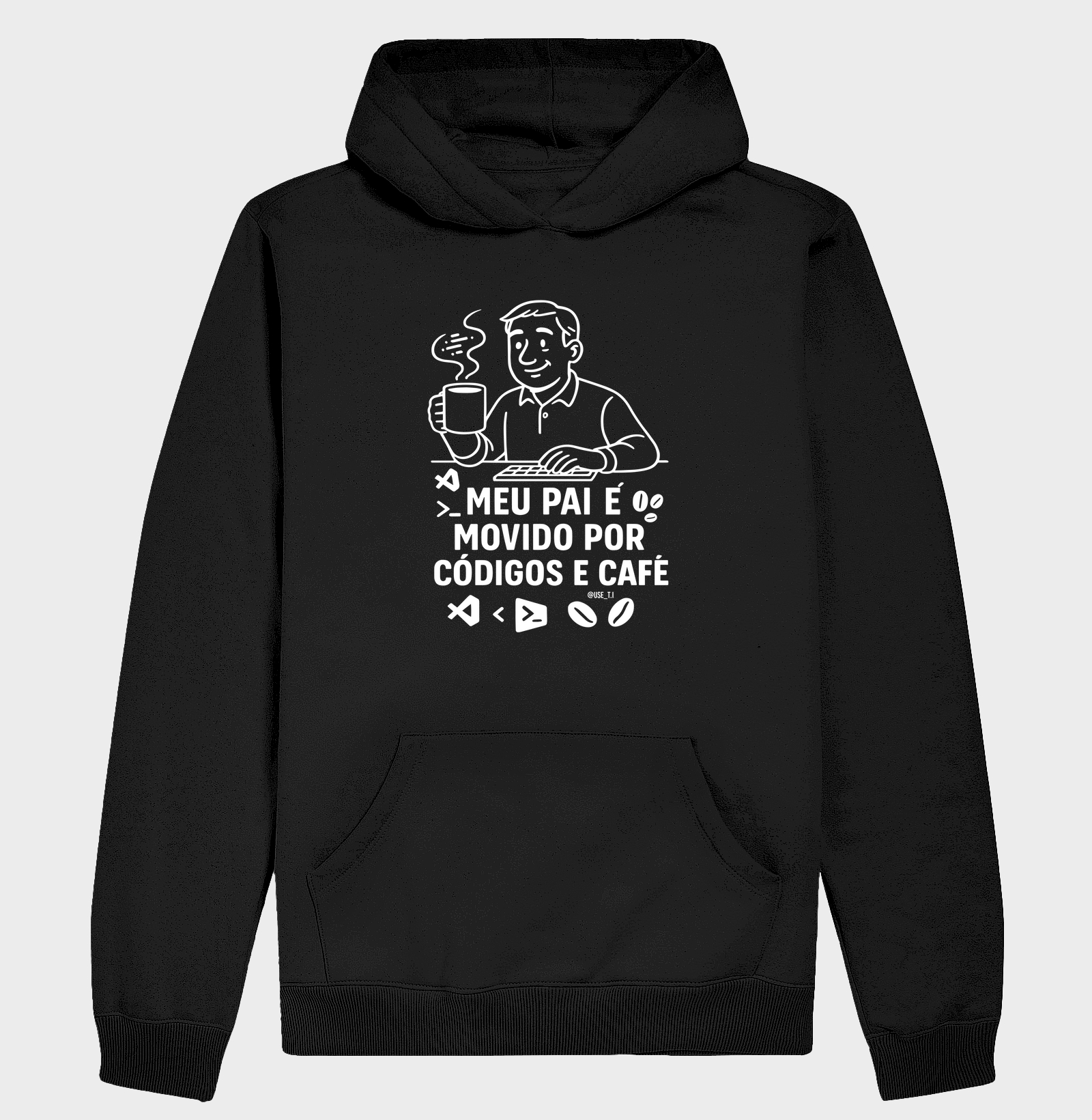 "Meu pai é movido por códigos e café" T.I