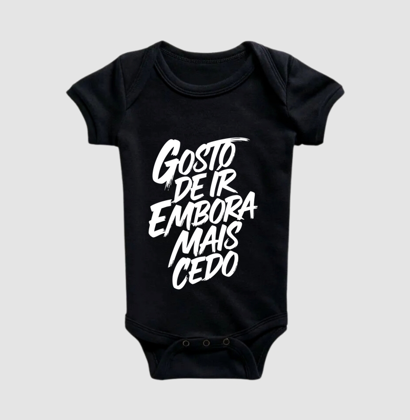 Camiseta Gosto de Ir embora mais cedo 