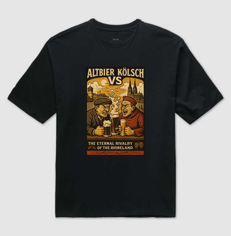 Camiseta Altbier vs Kölsch – The Eternal Rivalry of the Rhineland