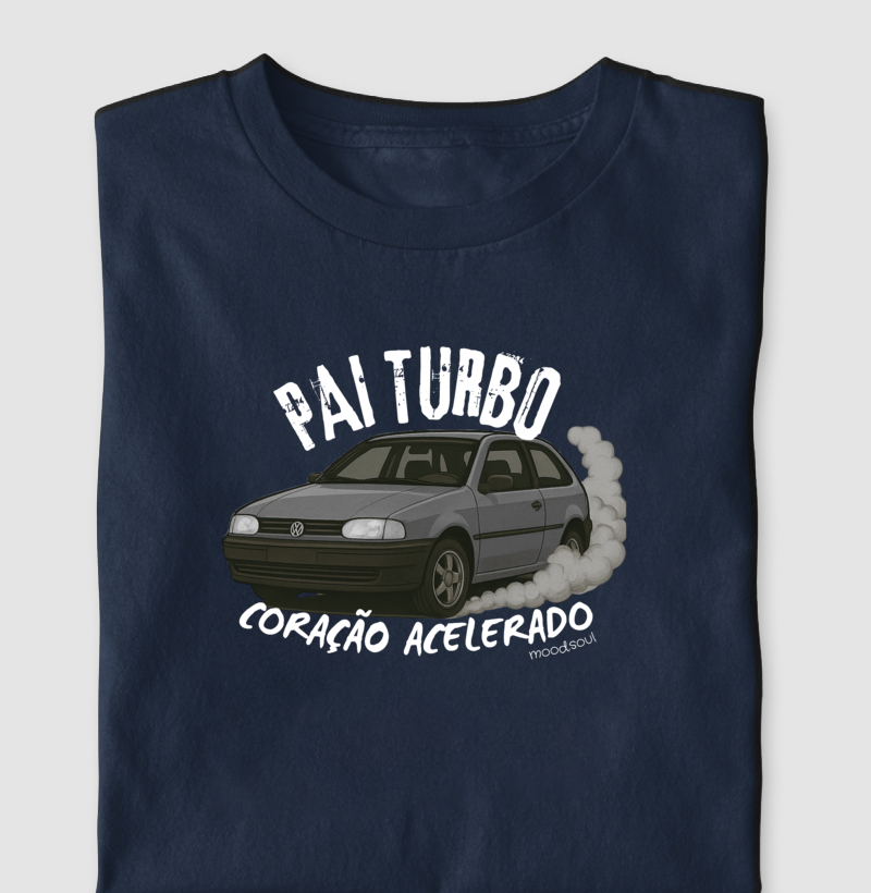 Pai turbo, coração acelerado escura