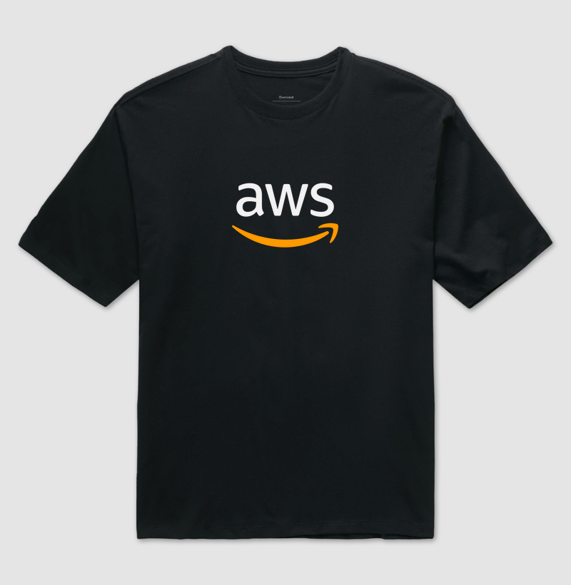 Camiseta "AWS" logo - T.I