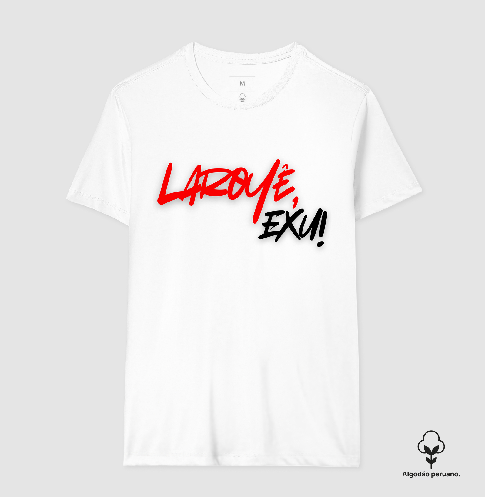 Exu - Saudação - Camiseta Branca