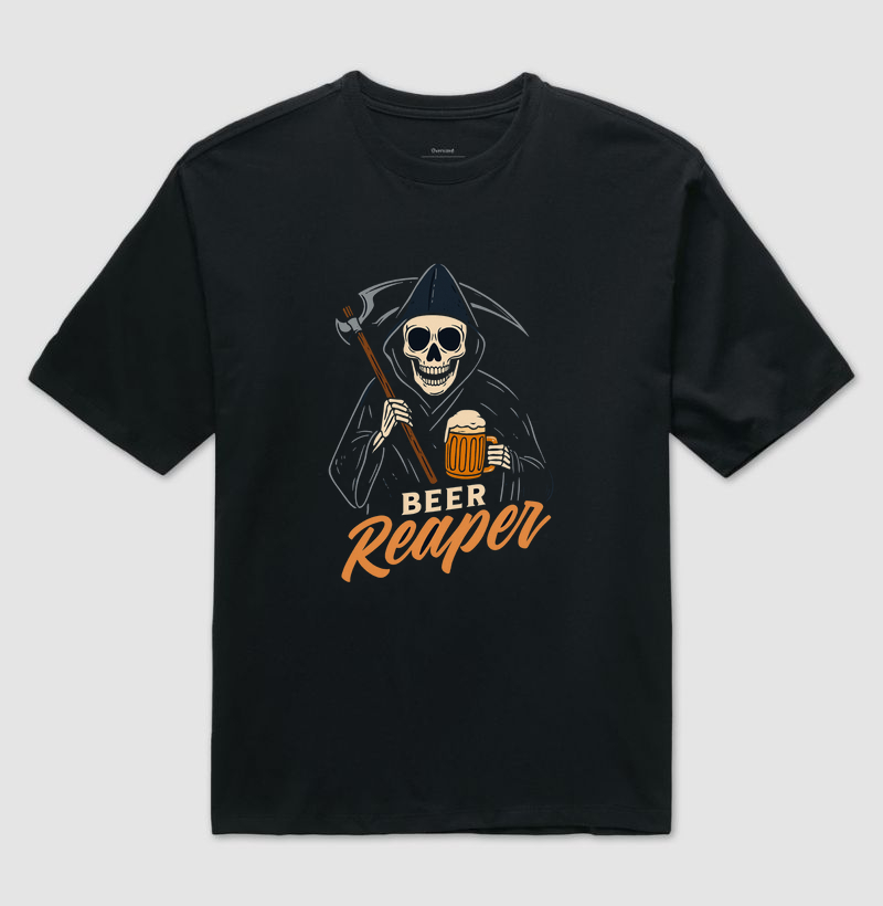 Camiseta Beer Reaper – Ceifador da Cerveja