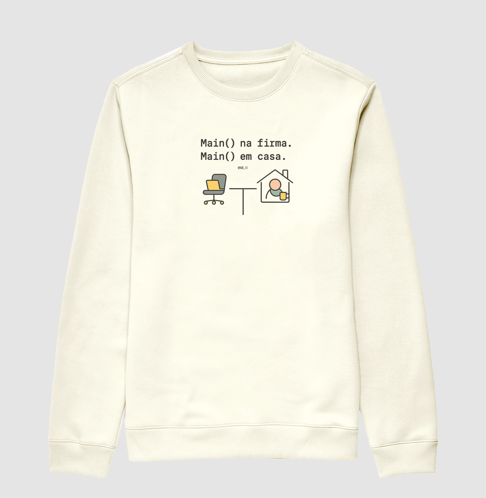 "main() na firma, main() em casa" T.I