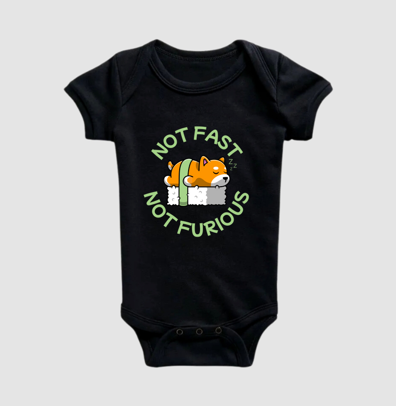 Body Infantil Shiba Not Fast, Not Furious