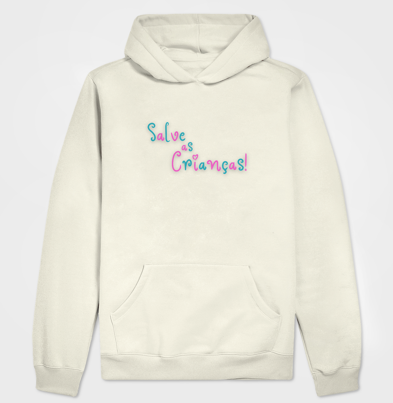 Erê - Saudação 2 - Moletom Hoodie Claro