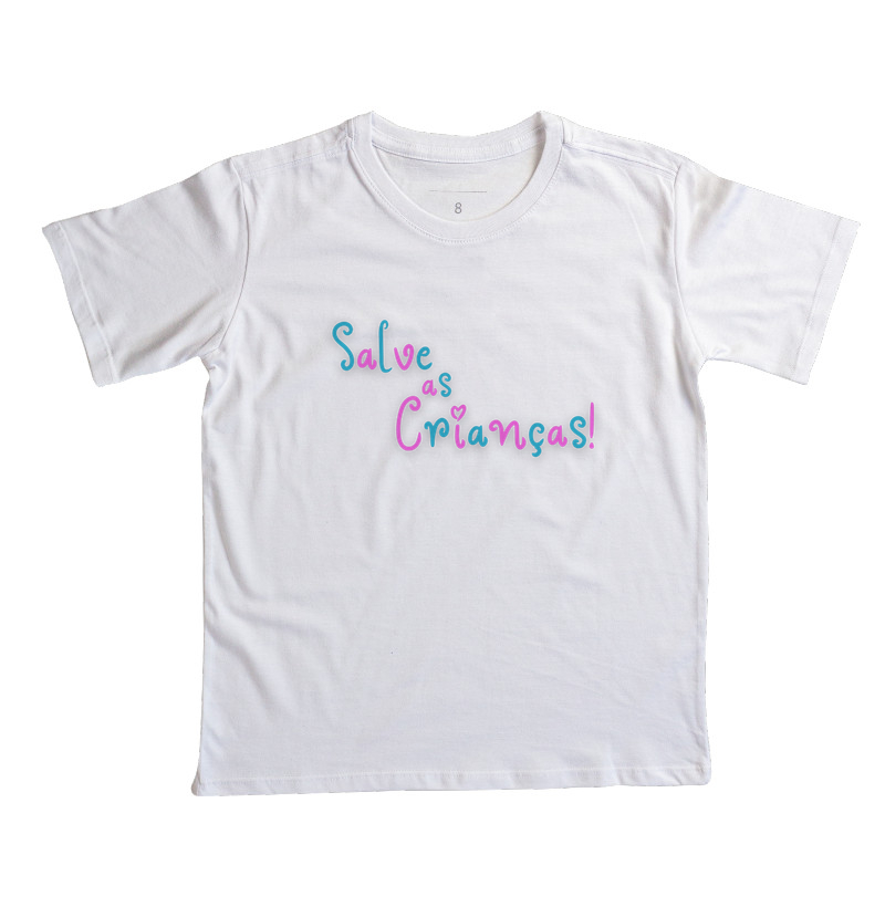 Erê - Saudação 2 - Camiseta Infantil Branca