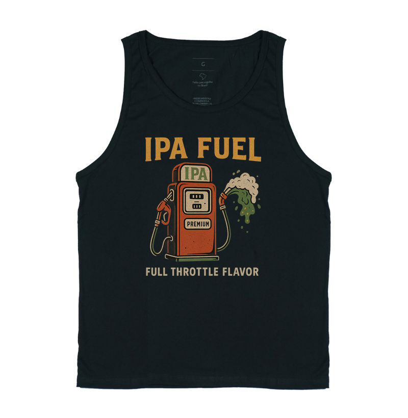 Camiseta IPA Fuel – Cerveja Artesanal Premium Estampa Criativa